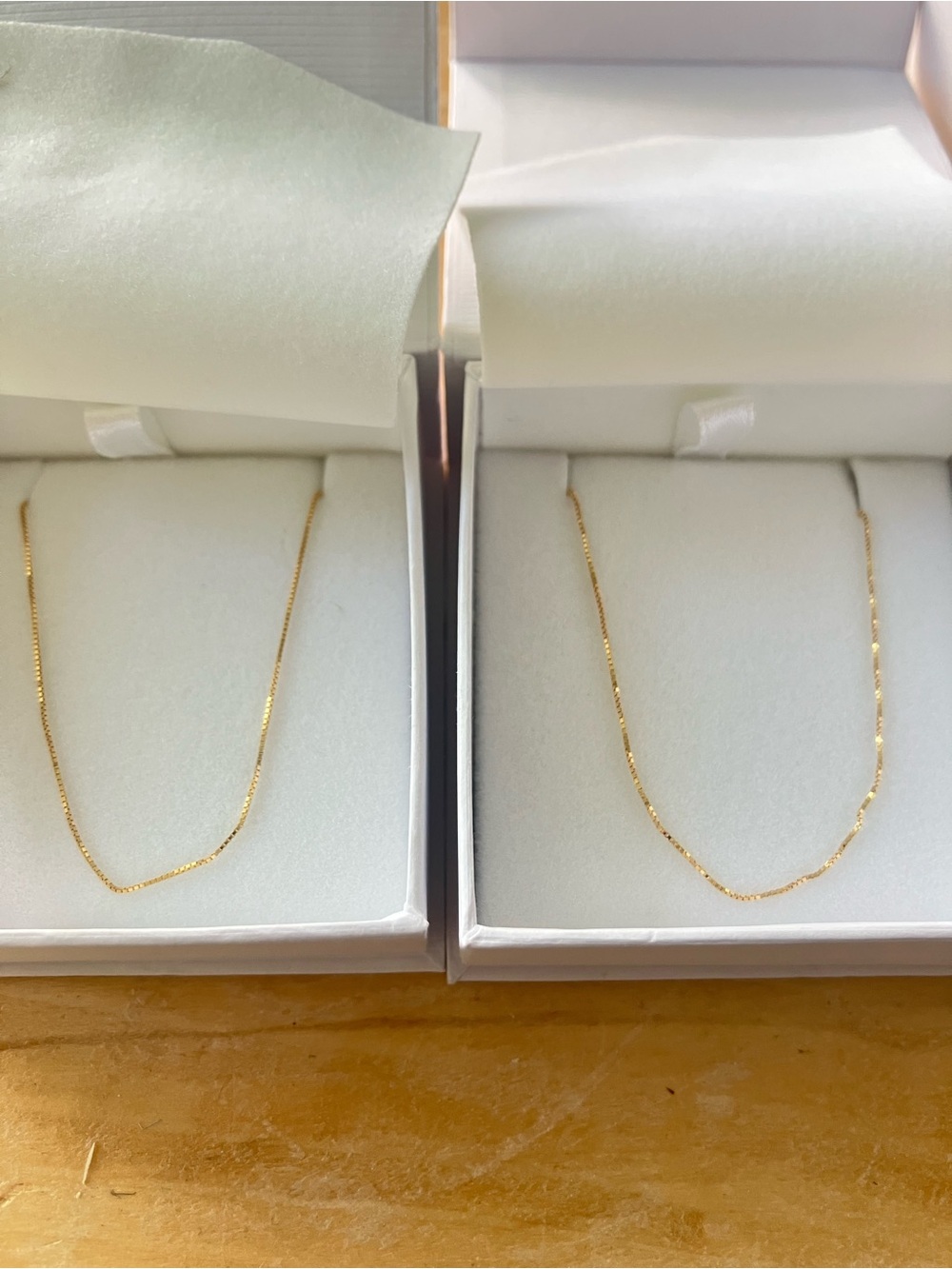 Valerie Madison 14k Gold Mini Box Chain Set - Picture 6 of 6
